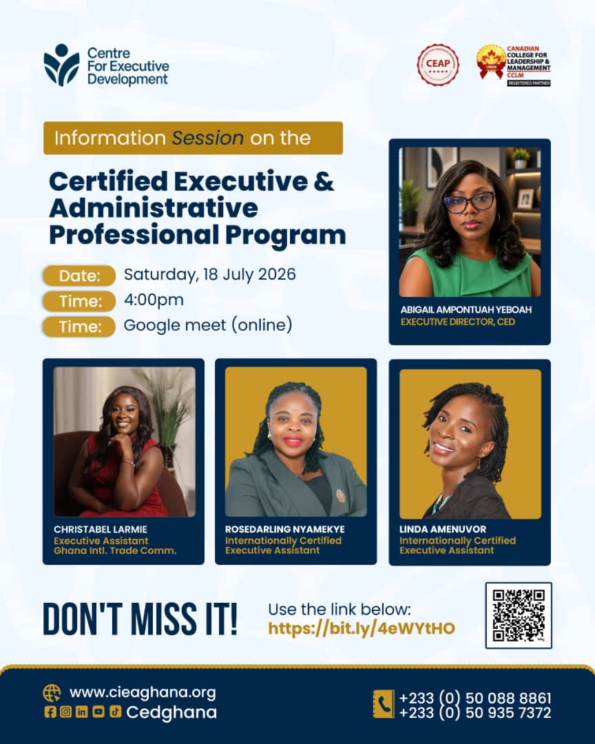 Information Session - Certified Executive and Administrative Professional Program 